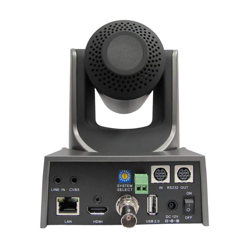 PTZOptics Live Streaming Cameras - 1080P Indoor PTZ Cameras with SDI, HDMI and IP Control + PoE (30X-SDI, White)